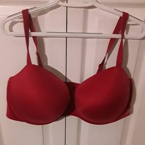 Red velvet touch Torrid Bra